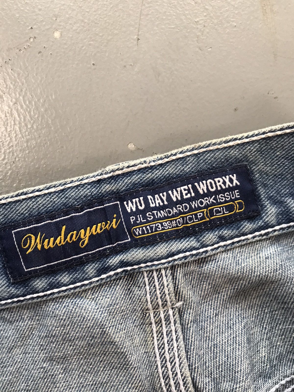 JNCO × Southpole × Vintage Vintage Wu day Wei big pocket Y2K embroidered denim Size US 27 - 7 Thumbnail