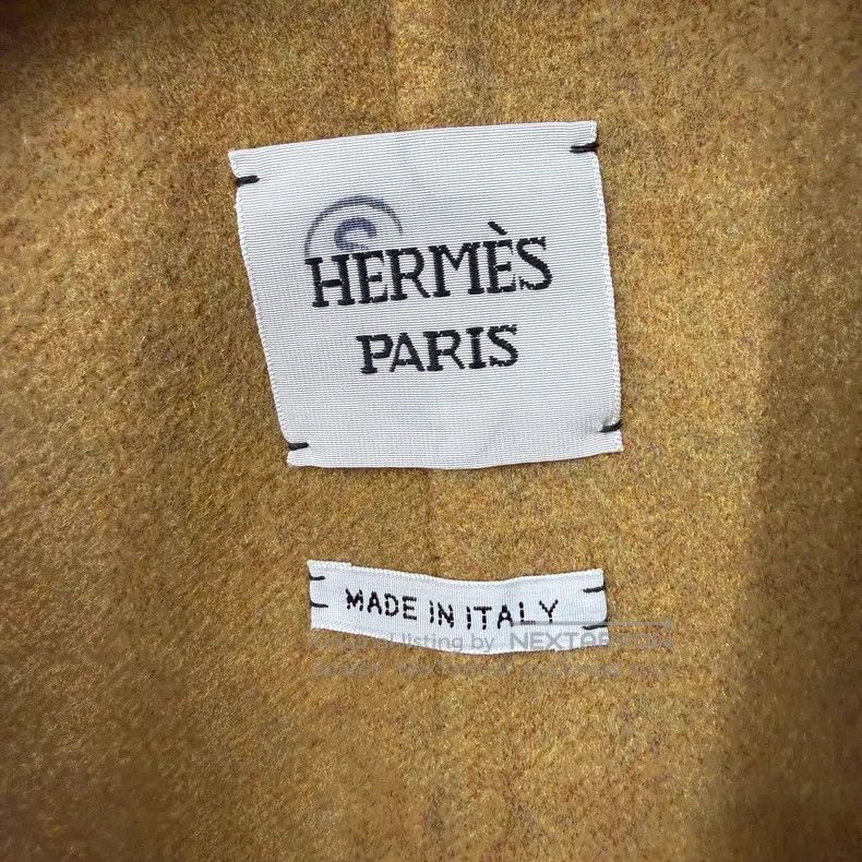 Hermes Hermes College Style Patch Leather Hooded Mid-Length Coat Size XXS / US 00 / IT 34 - 3 Thumbnail