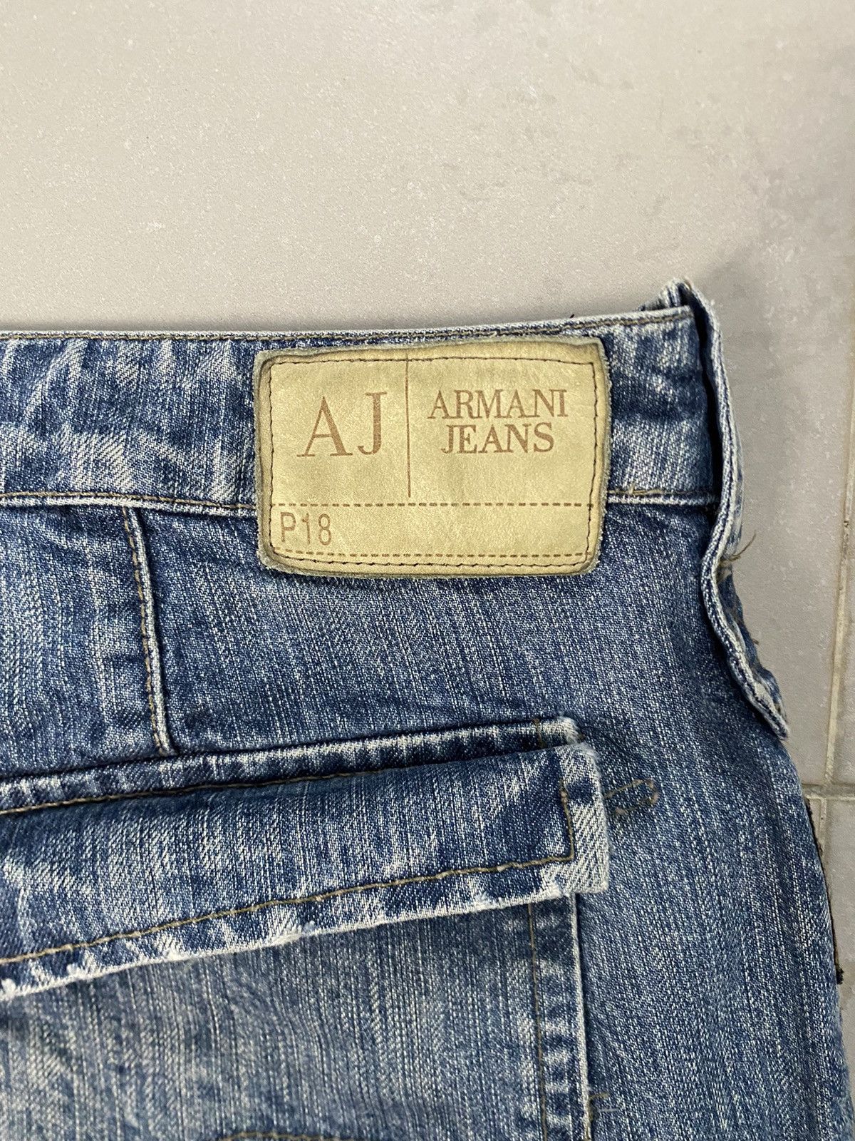 Armani ARMANI JEANS AJ INDIGO SERIES 003 SIMIN T MADE IN ITALY Size US 32 / EU 48 - 8 Thumbnail