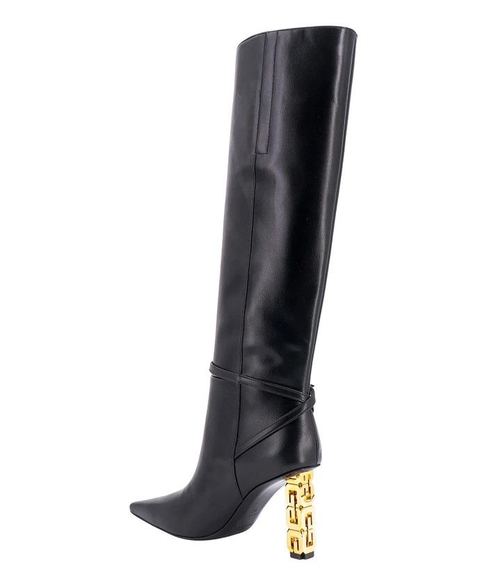 Givenchy o1srvl11e0624 G Cube Knee Boots in Black Size US 9 / IT 39 - 3 Thumbnail