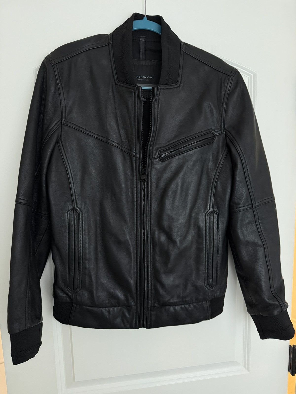 Andrew Marc Marc New York Leather Jacket Size US S / EU 44-46 / 1 - 1 Thumbnail