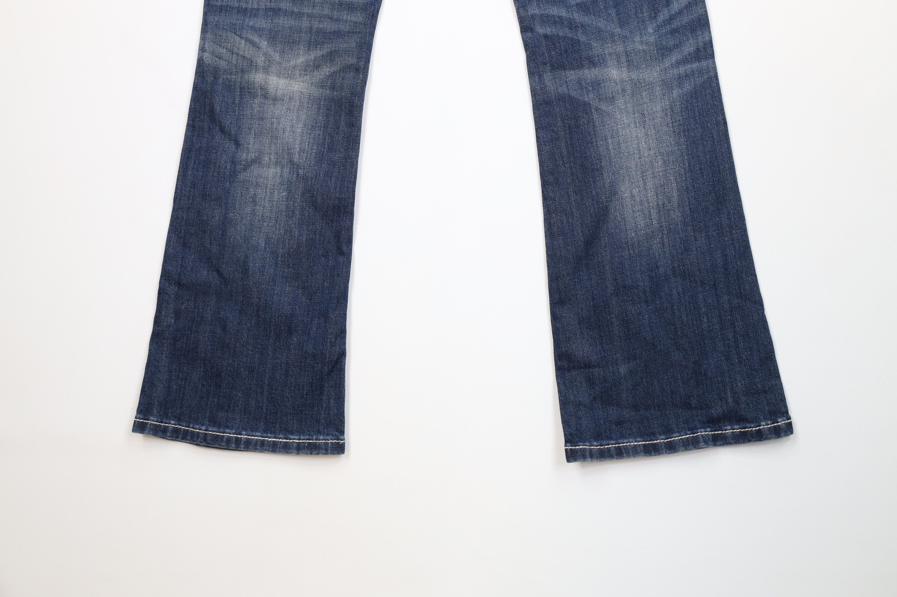 Miss Me Miss Me Cross Wings Jeweled Stretch Bootcut Denim Jeans Size 29" - 14 Thumbnail