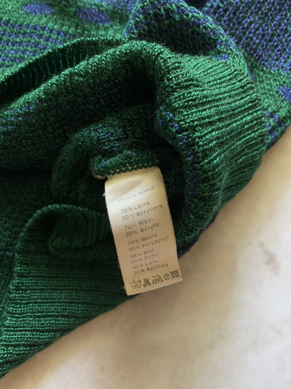 Lacoste × Vintage Vintage Lacoste Chemise Knit Sweater Size US L / EU 52-54 / 3 - 6 Thumbnail