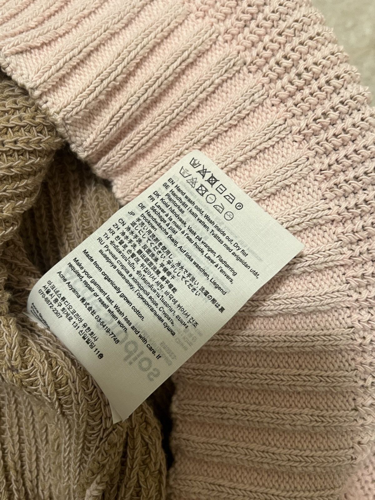Acne Studios Acne Studios Pink Patch Sweater Size S / US 4 / IT 40 - 13 Thumbnail