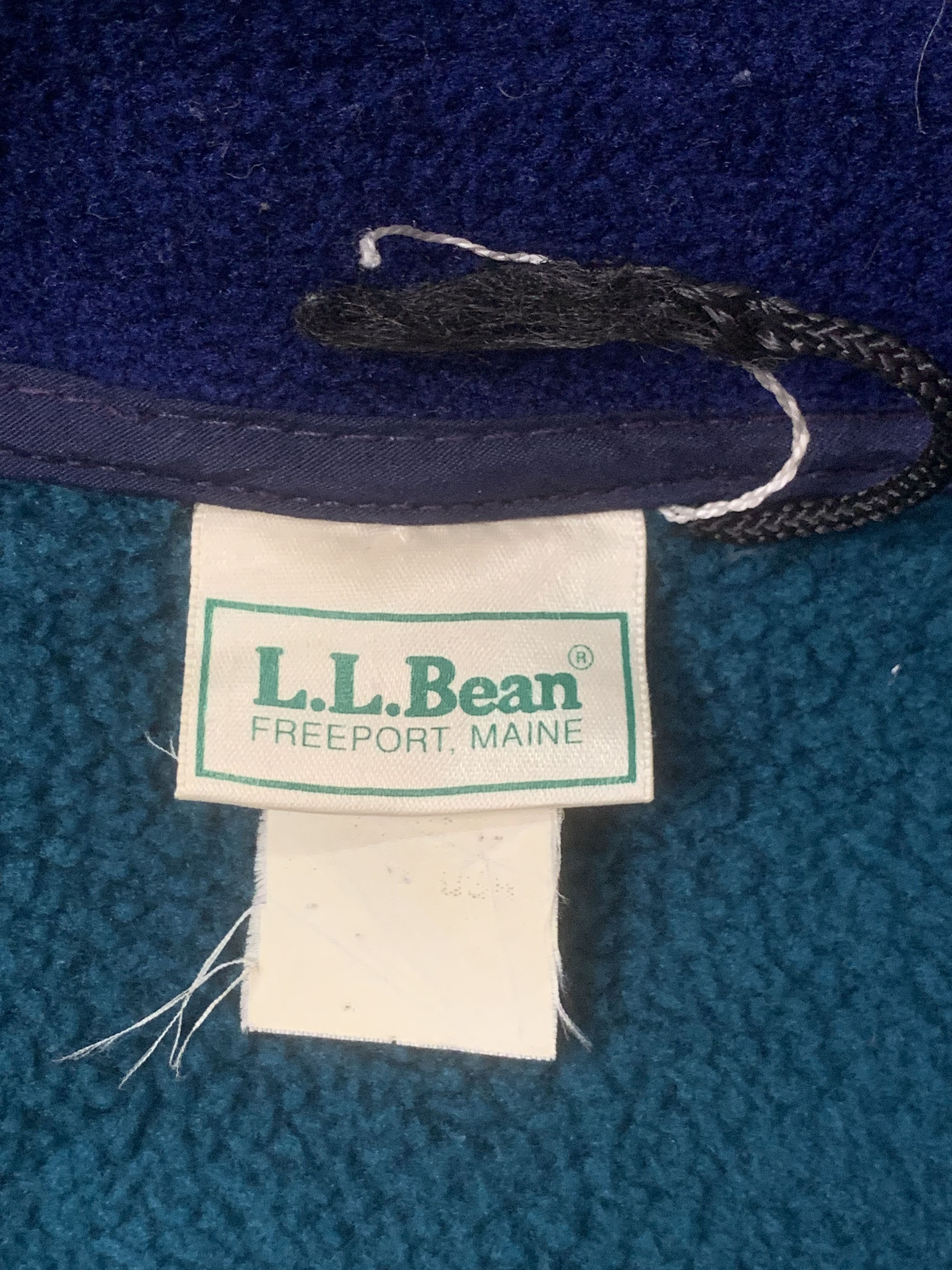 L.L. Bean × Vintage Rare Design Vintage L.L. Bean Freeport Maine Fleece Jackets Size US L / EU 52-54 / 3 - 4 Thumbnail