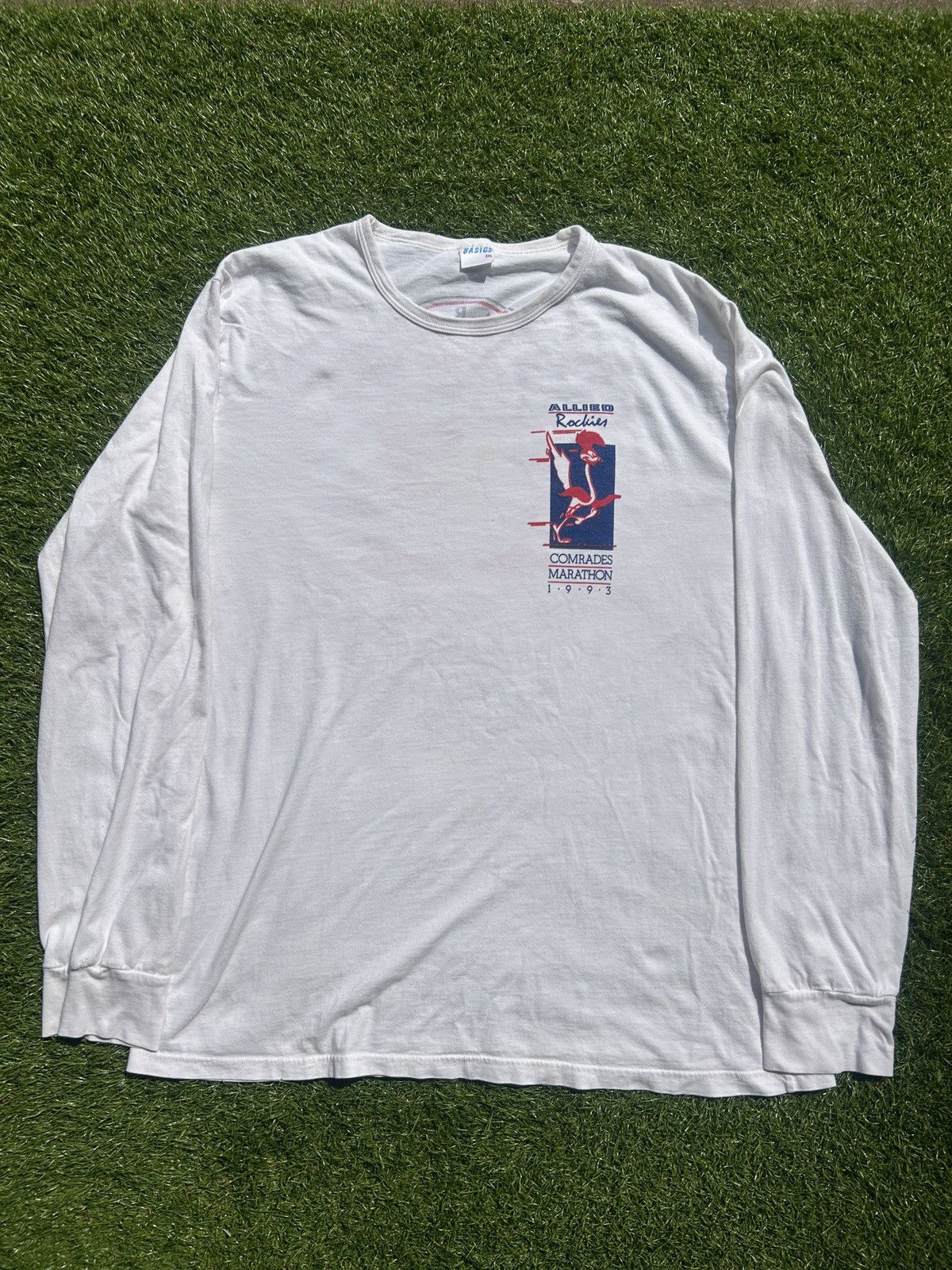 Vintage Vintage 1993 Comrades Marathon Long Sleeve Shirt Size US XXL / EU 58 / 5 - 2 Thumbnail