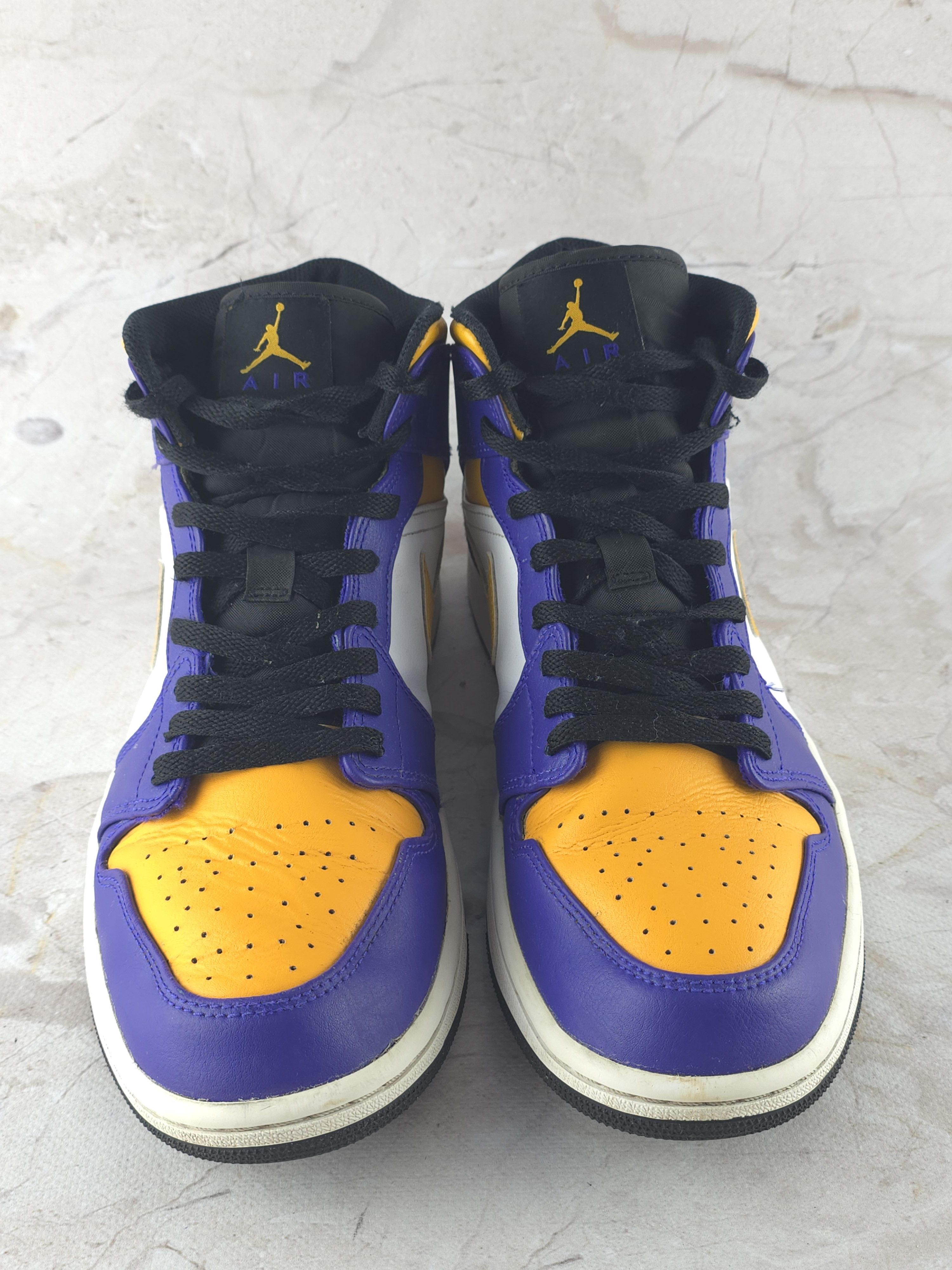 Jordan Brand Jordan 1 mid Lakers Los Angeles Lakers size 44,5 EU Size US 11 / EU 44 - 4 Thumbnail