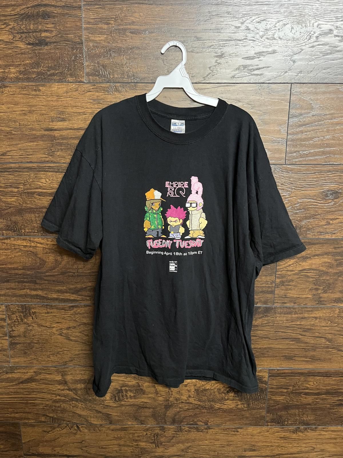 Gildan Empire Square Cartoon Show Promo T-shirtFuse TV Animation XL Size US XL / EU 56 / 4 - 1 Thumbnail
