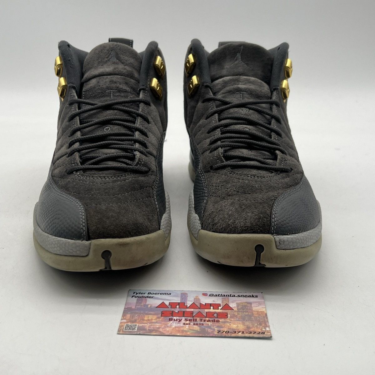 Jordan Brand Air Jordan 12 dark grey Size US 8 / EU 41 - 2 Thumbnail