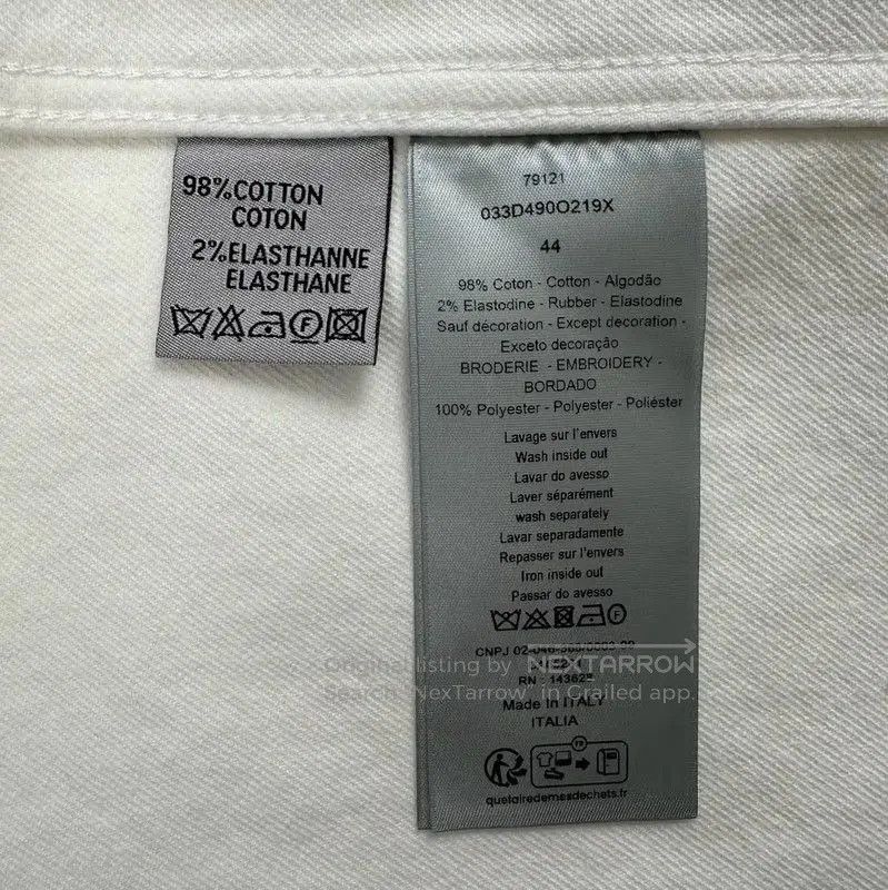 Dior Dior Men's White Oversized Jacket . Size US XXL / EU 58 / 5 - 8 Thumbnail