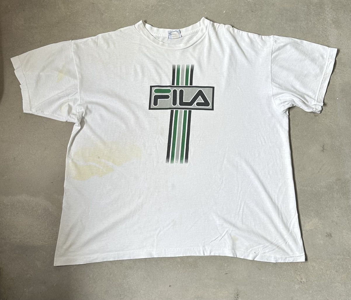 Fila VINTAGE FILA MADE IN USA TEE Size US XXL / EU 58 / 5 - 1 Thumbnail