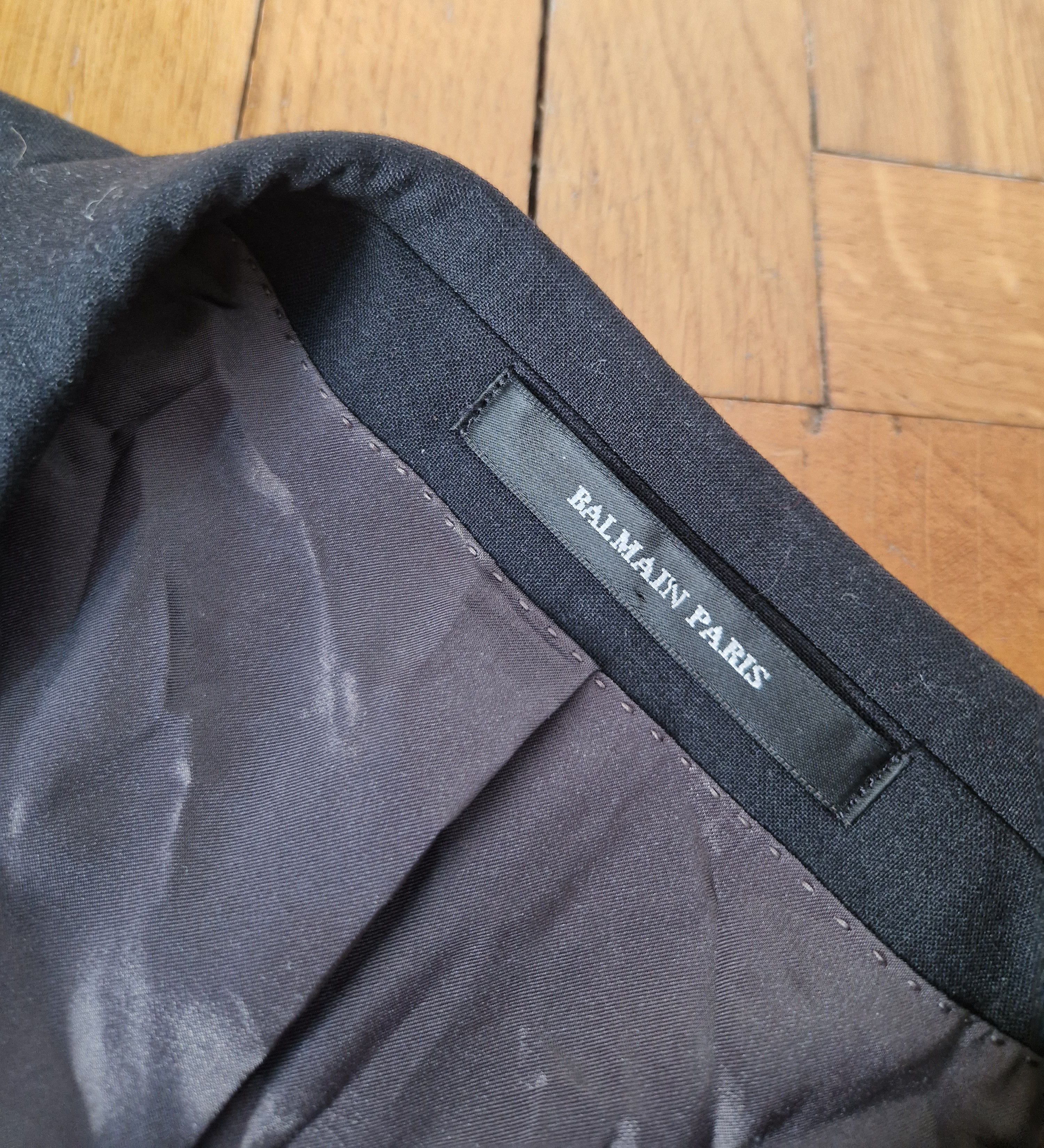 Balmain × Pierre Balmain Balmain two pieces vintage wool suit Size 42L - 6 Thumbnail