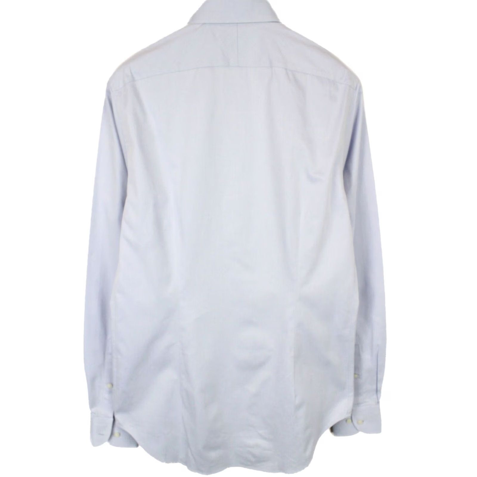 Suitsupply Suitsupply Cotton Two Ply Formal Shirt Men's 40-7 / 15 3/4L Button Up Blue Shirt Mens 40-7 15 3/4L Blue Formal Shirt Size 40R - 2 Thumbnail