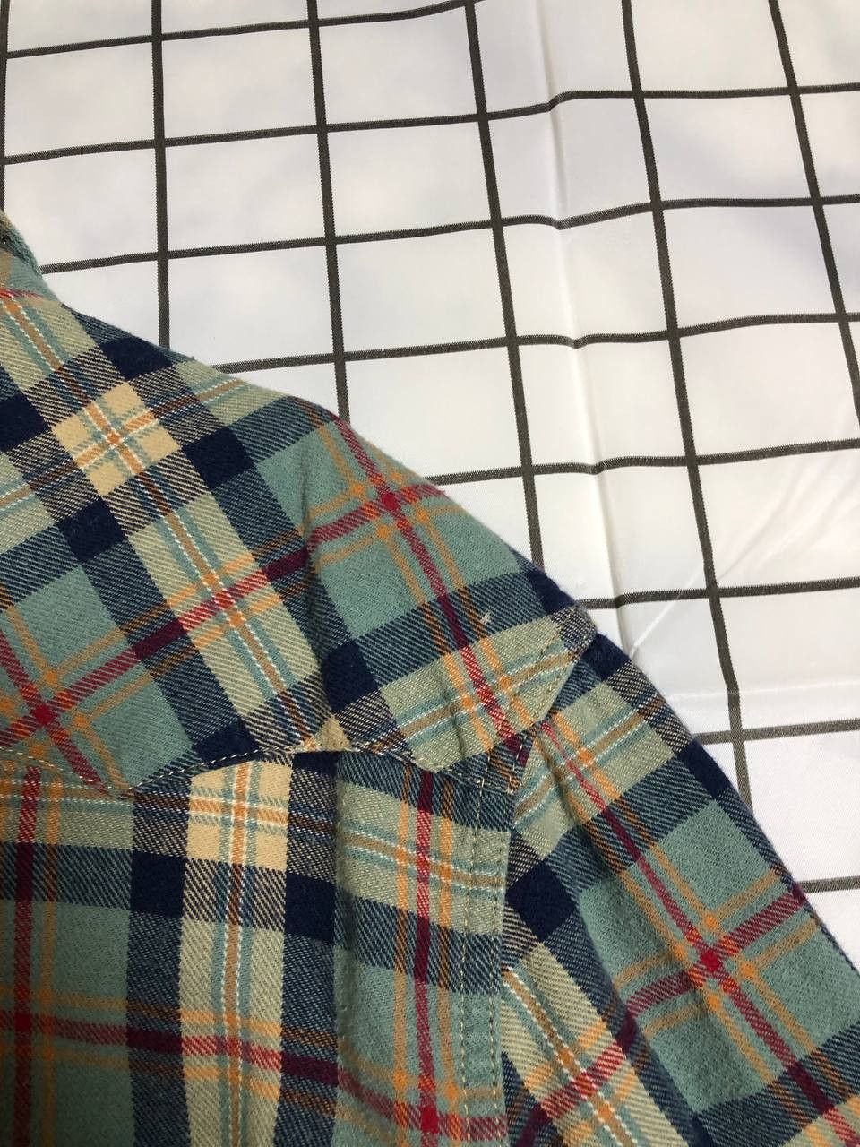 True Religion True Religion Check Cotton Flannel Western Cut Sport Shirt Size US L / EU 52-54 / 3 - 18 Thumbnail