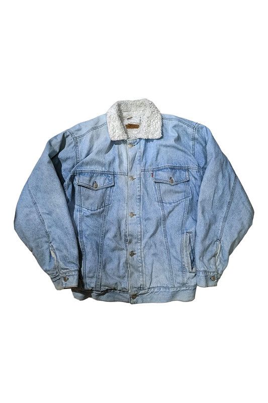 trashy vintage levis sherpa trucker jacket 90s 2000s