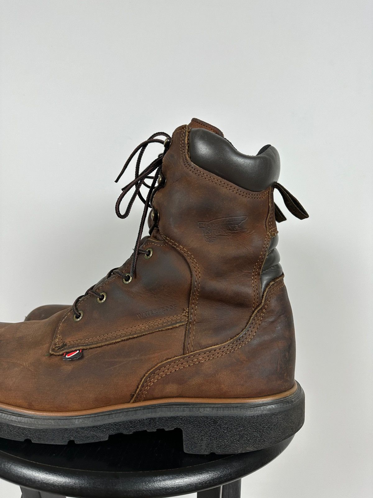 Red Wing Red Wing ASTM F2892-11 Brown Leather Waterproof Boots Size US 11 / EU 44 - 13 Thumbnail