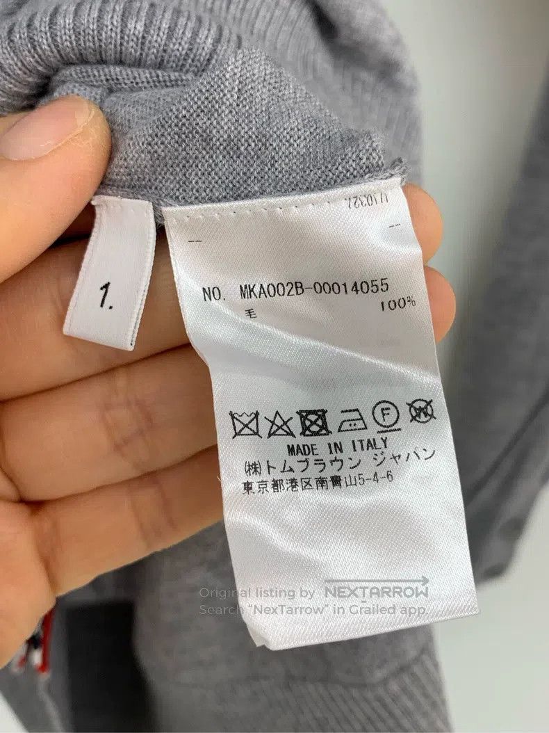 Other Thom Browne Round-neck striped sweater Size US S / EU 44-46 / 1 - 4 Thumbnail