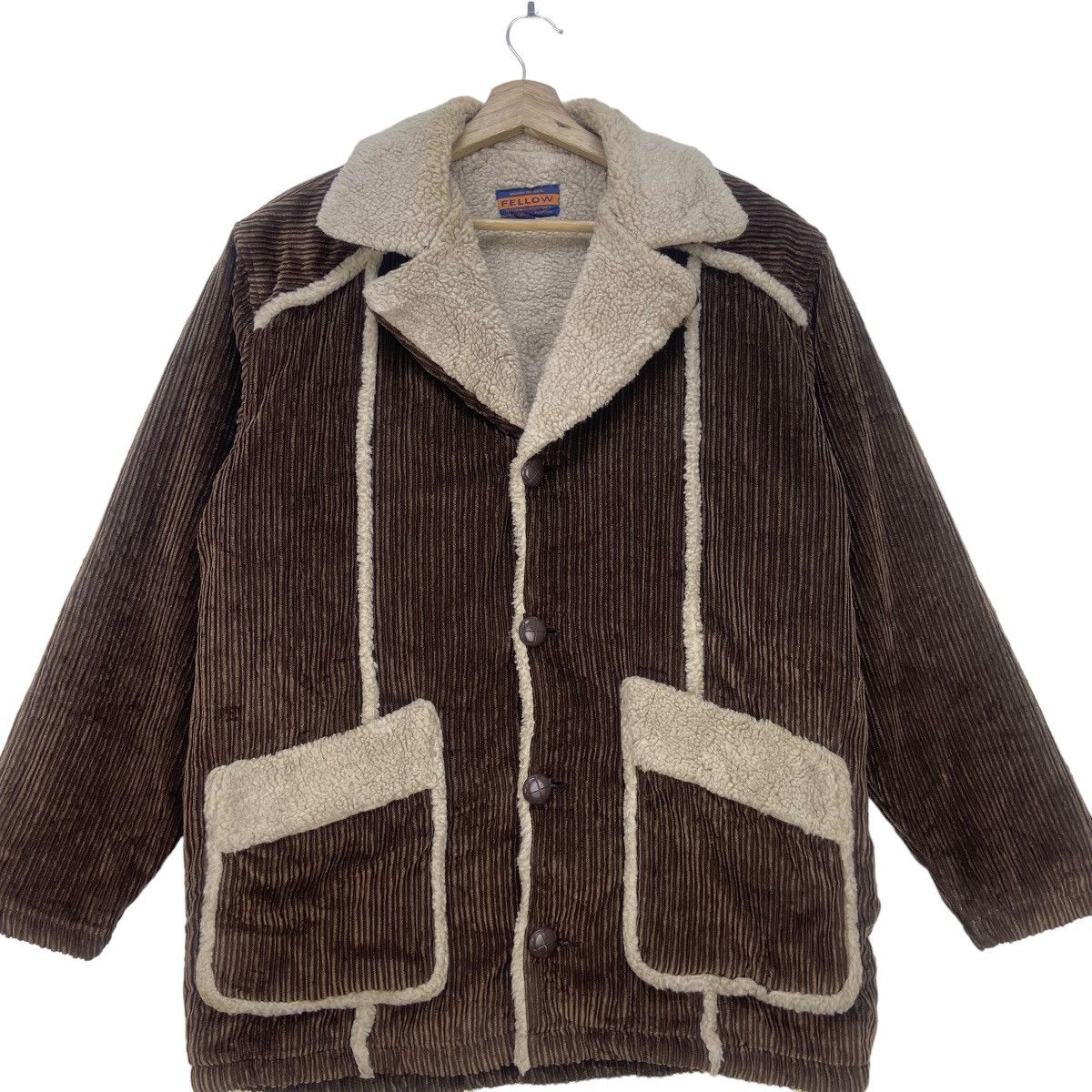 Japanese Brand Japanese Brand Fellow Stylish Corduroy Sherpa Heavy Jacket Size US M / EU 48-50 / 2 - 3 Thumbnail