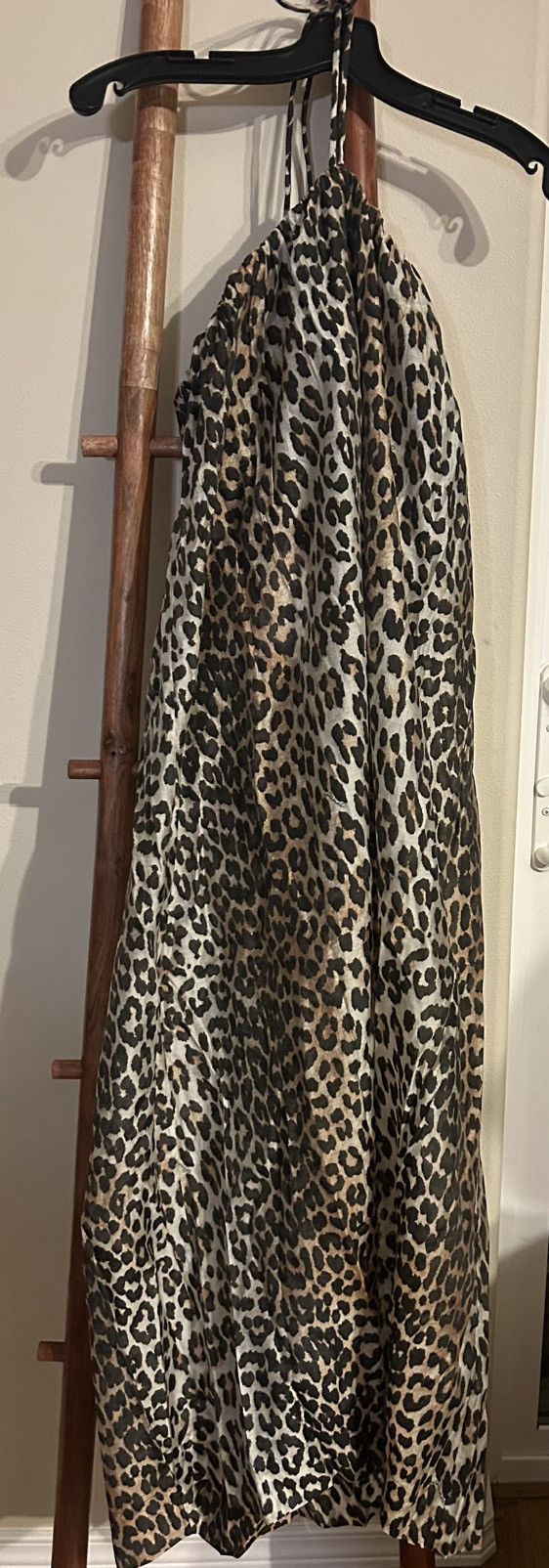 Ganni GANNI Leopard-print TENCEL™-blend voile midi dress size EU36 Size S / US 4 / IT 40 - 5 Thumbnail