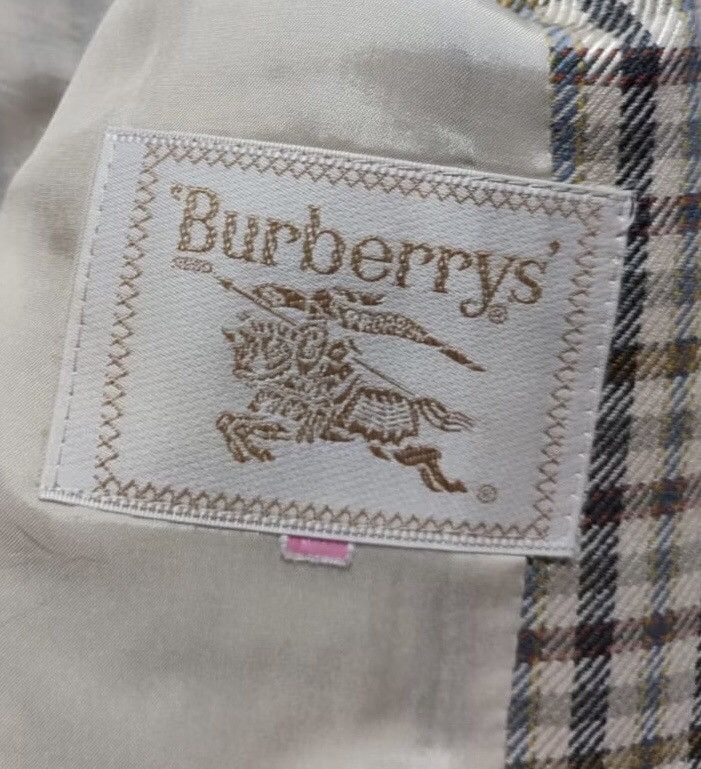 Burberry × Designer × Vintage Burberrys Plaid Blazer Size 40L - 3 Thumbnail
