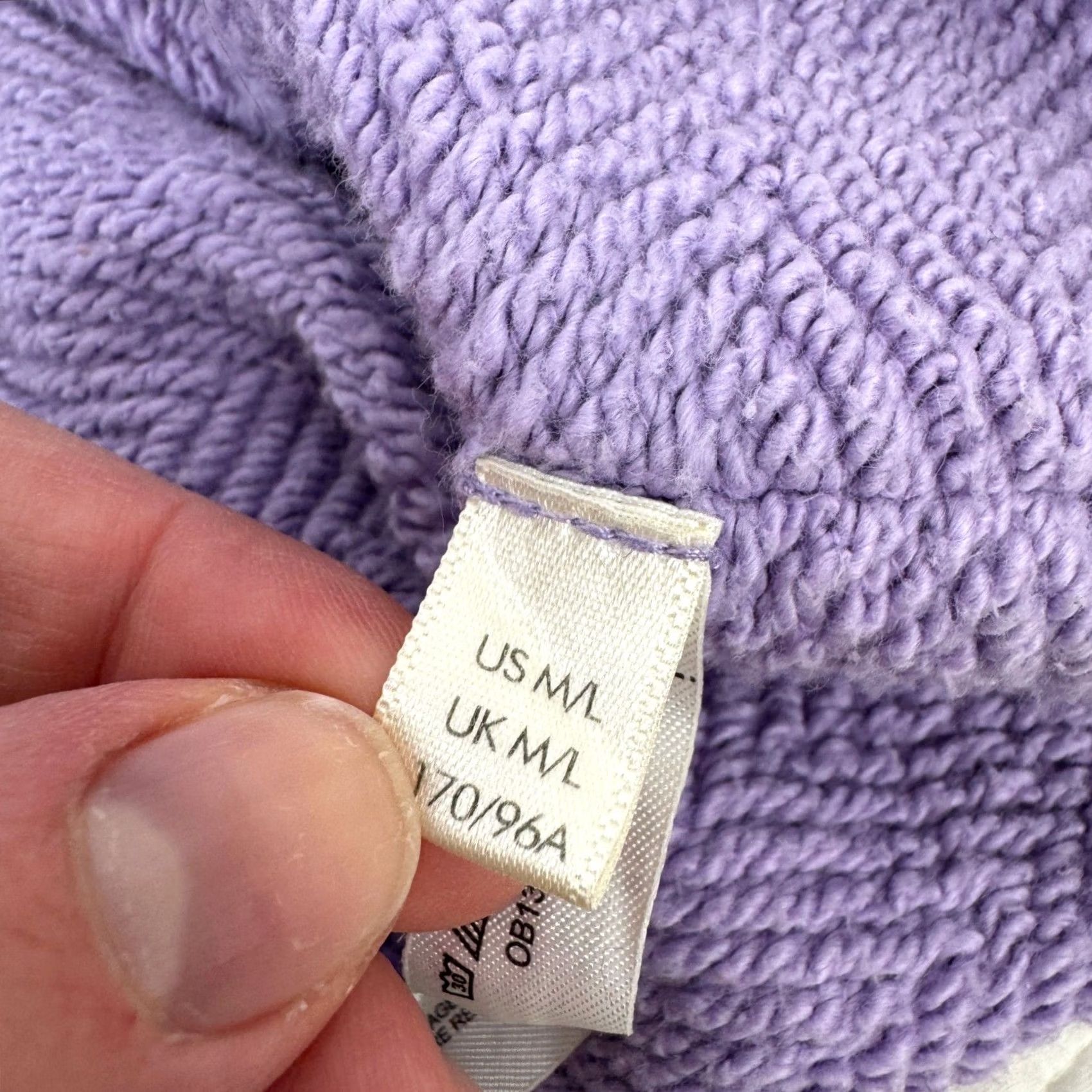 Free People Free People FP Beach Lavender Terry Oversized Pullover Sweatshirt Cover XS Size XS / US 0-2 / IT 36-38 - 4 Thumbnail