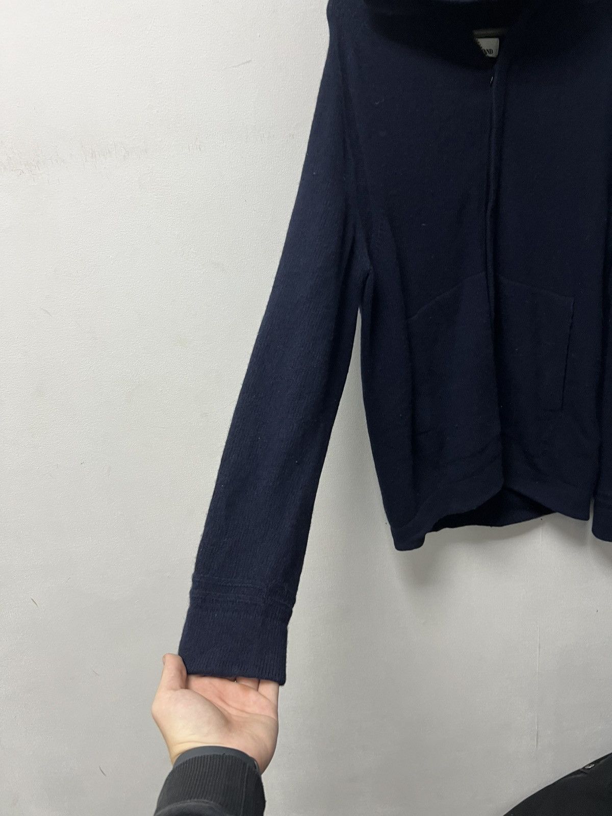 Stone Island Stone Island Wool Zip Hoodie Size US XL / EU 56 / 4 - 3 Thumbnail