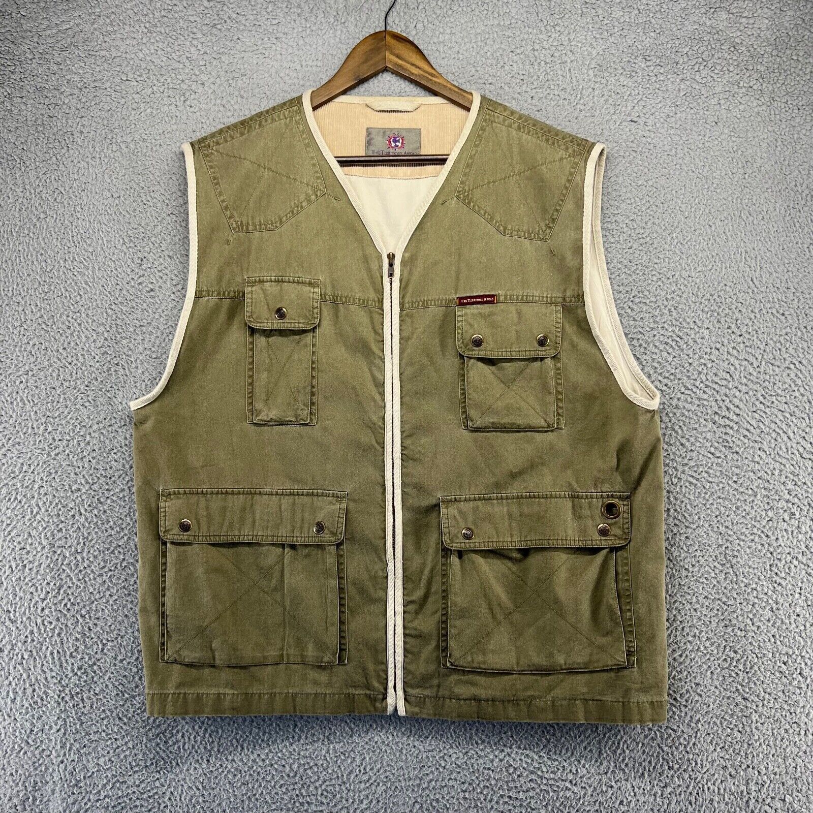 The Territory Ahead Vintage Territory Ahead Vest Mens Extra Large Green ...