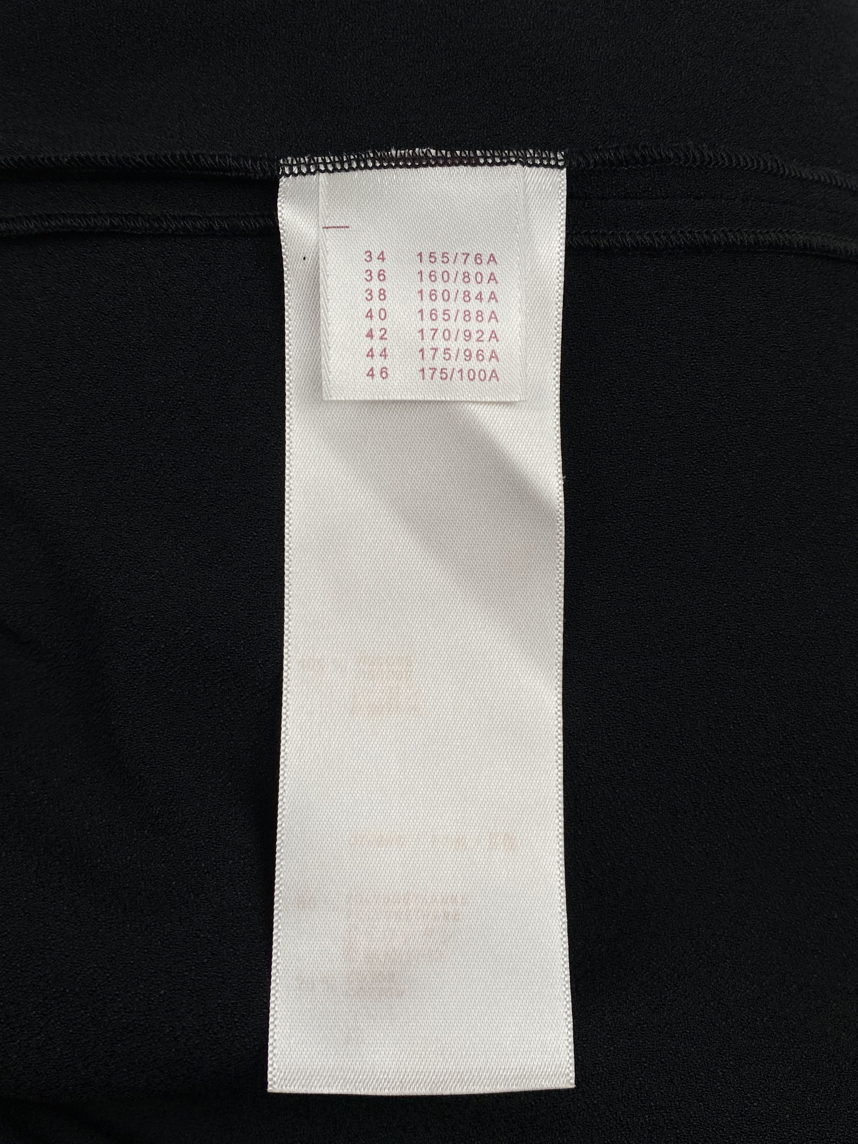 Louis Vuitton Resort 2017 Black Crepe Monogram Tie Blouse Size XS / US 0-2 / IT 36-38 - 12 Thumbnail