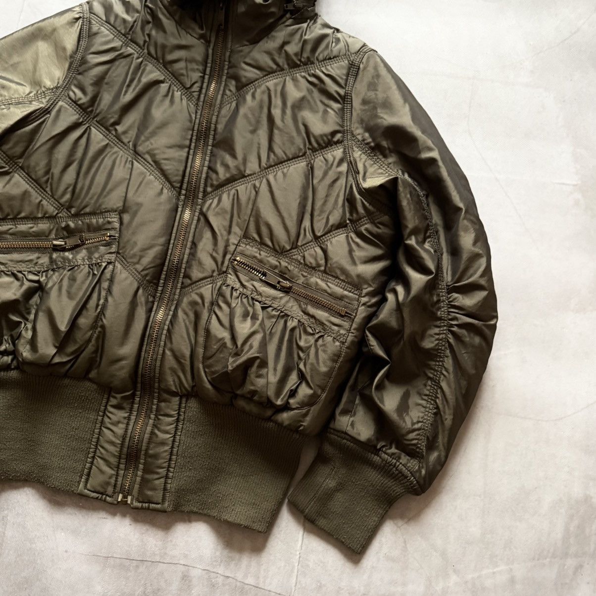If Six Was Nine Military Bomber Jacket Fur LGB If Six Was Nine Vibe Y2K Size L / US 10 / IT 46 - 2 Thumbnail