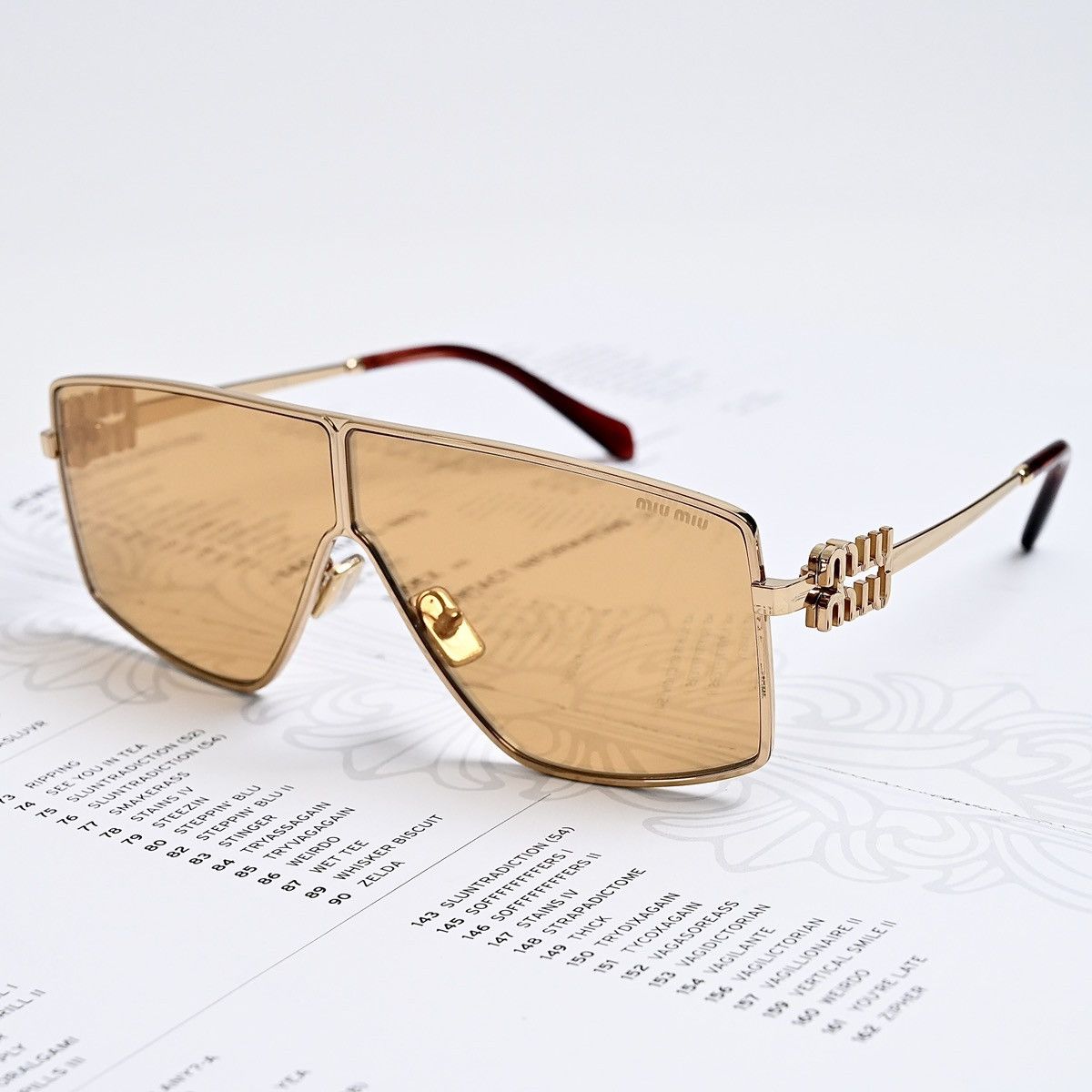 Miu Miu MIU MIU 0MU 51ZS SUNGLASSES Size ONE SIZE - 2 Thumbnail