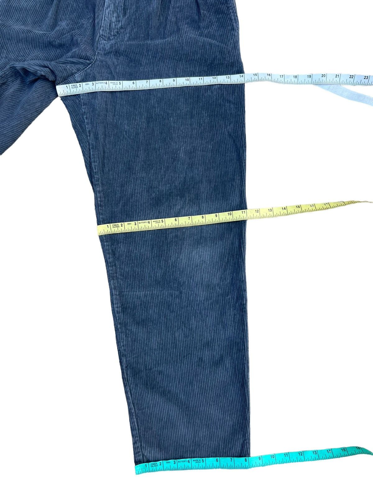 Krizia Uomo Vintage 90s Krizia Uomo Faded Grey Corduroy Trouser Pant Size US 30 / EU 46 - 4 Thumbnail