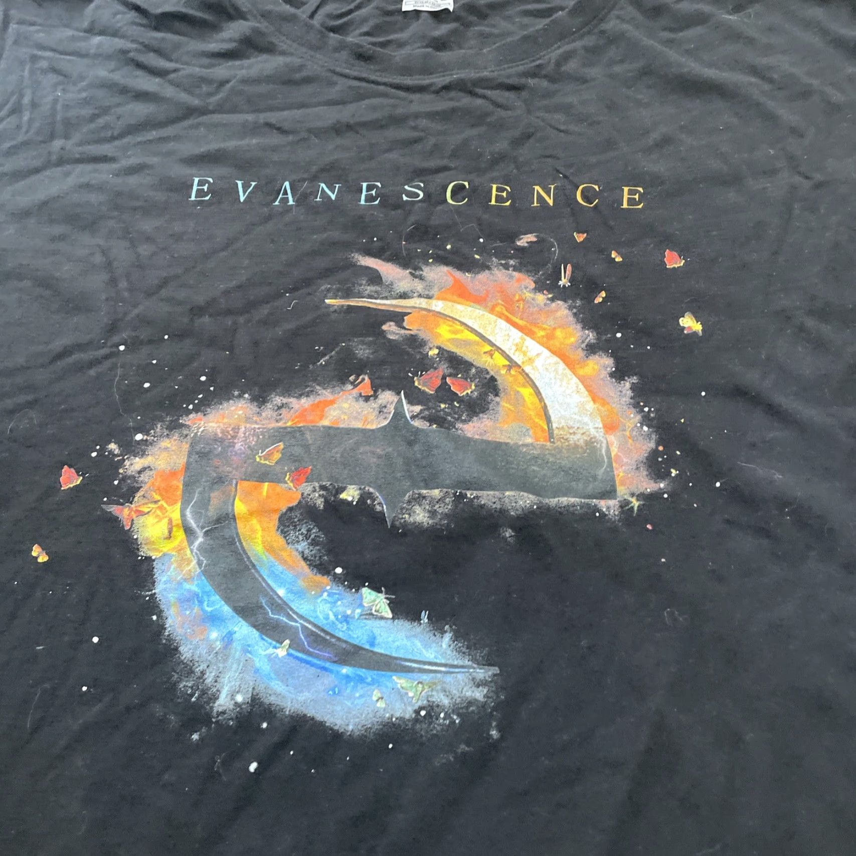 Vintage Evanescence Shirt Music Graphic Tee Adult 5XL Black Y2K Alternative Indie Rock Shirt Men 5XL Evanescence Music Graphic Tee Size US XXL / EU 58 / 5 - 5 Thumbnail