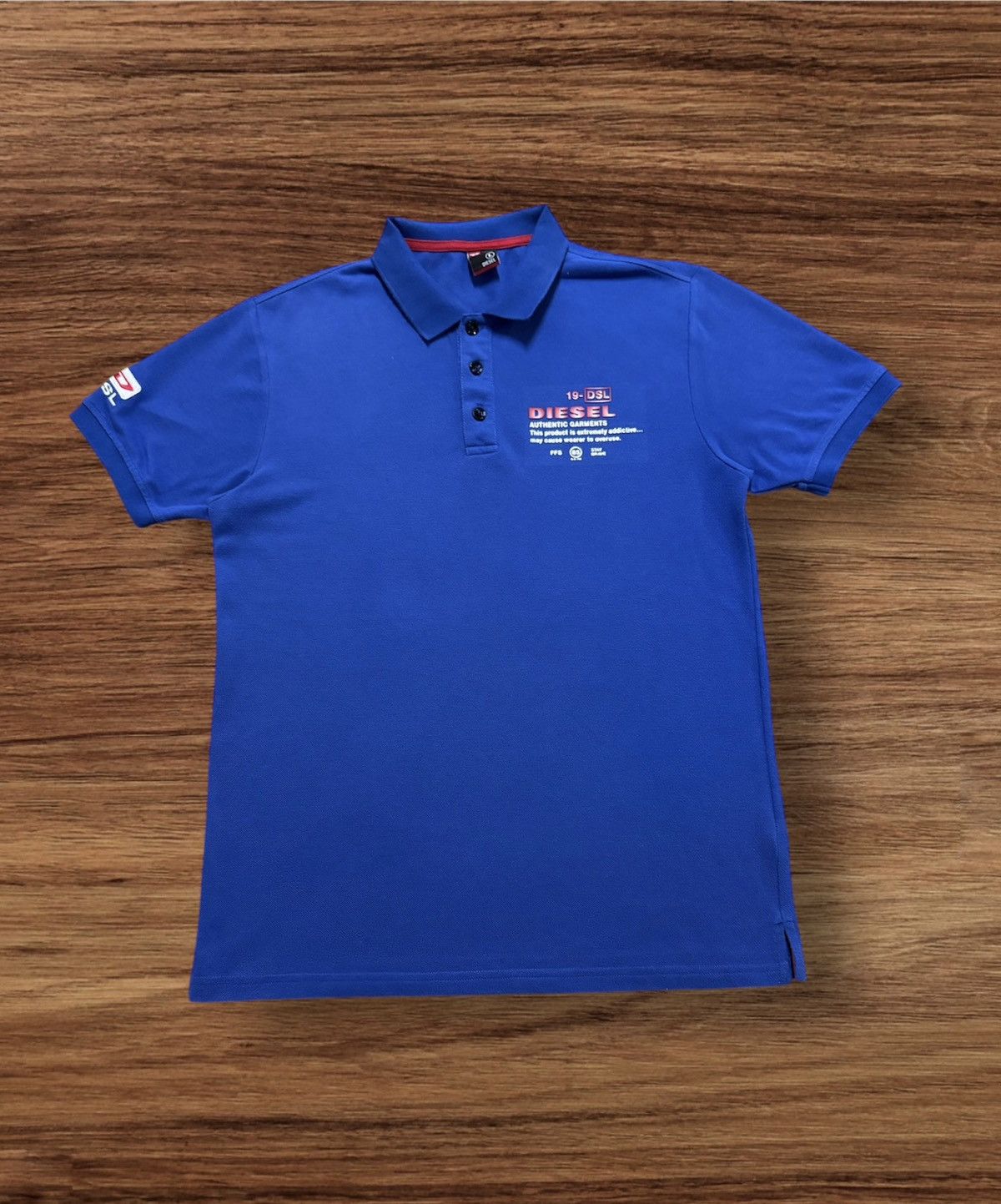 Designer × Diesel DIESEL Polo T-Shirt Size US M / EU 48-50 / 2 - 1 Thumbnail