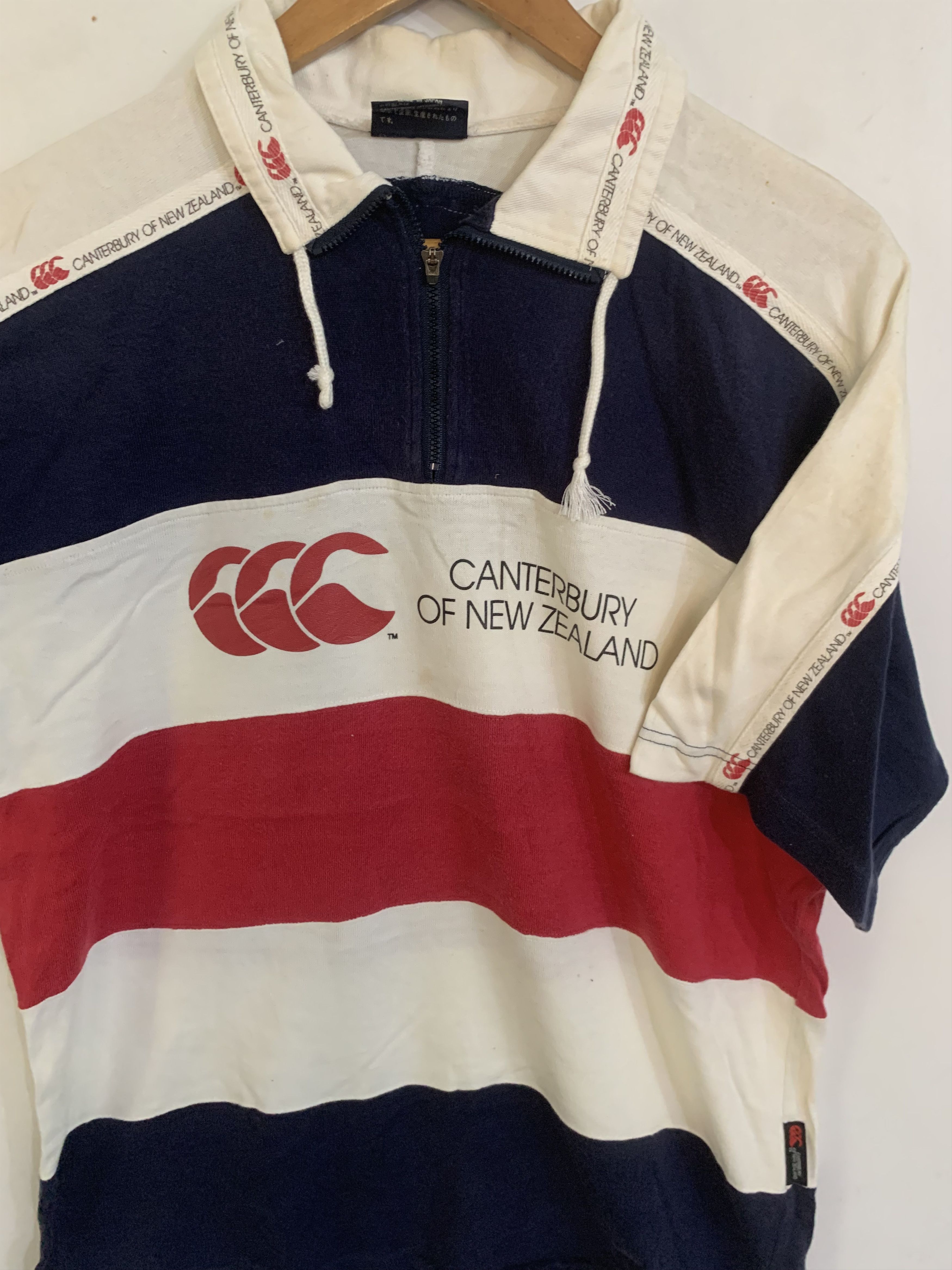 Canterbury of New Zealand Canterbury Polo Shirt Striped Rare Medium Size US M / EU 48-50 / 2 - 3 Thumbnail