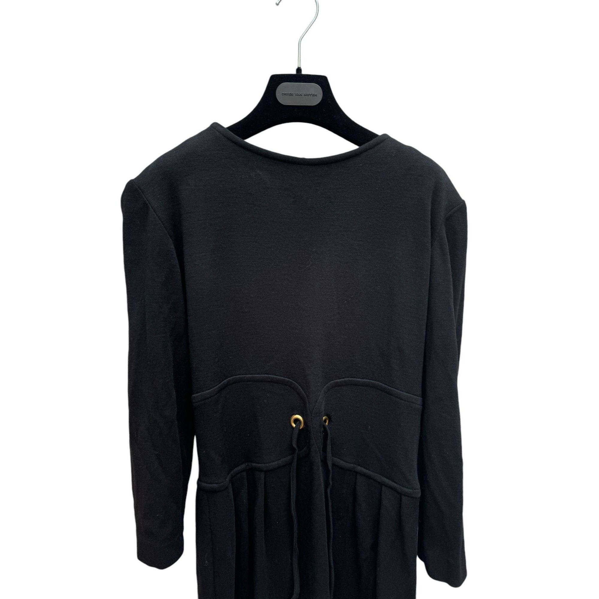 Yves Saint Laurent Vintage Hiver 1992 Black Wool Dress Size S / US 4 / IT 40 - 2 Thumbnail