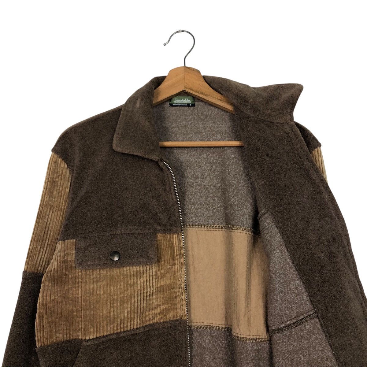 Japanese Brand 📌Striped Design Zipper Jacket Simple Life Issey Miyake Size US S / EU 44-46 / 1 - 13 Thumbnail