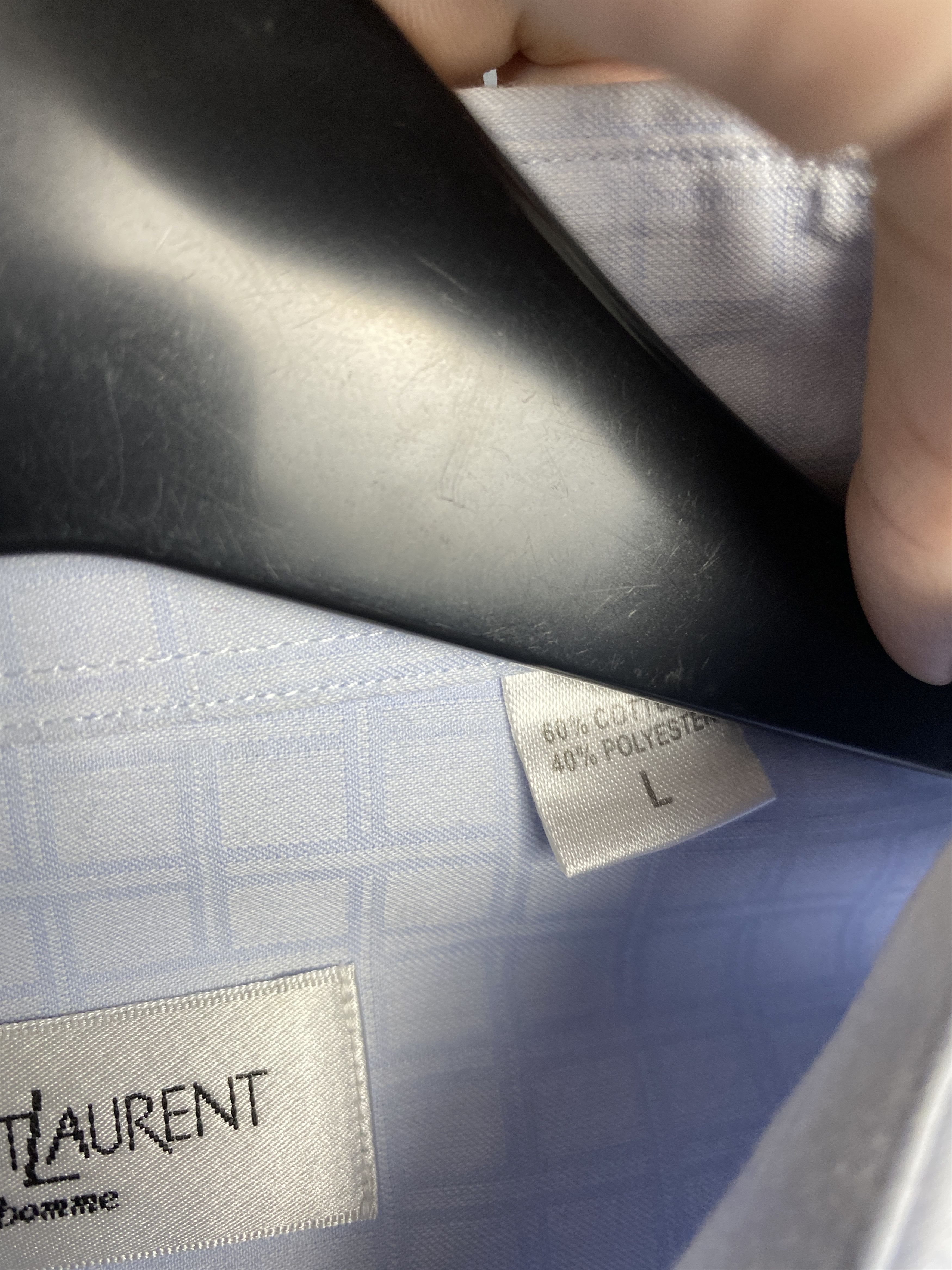 Yves Saint Laurent Yves Saint Laurent YSL Mens Long Sleeve Shirt Size US L / EU 52-54 / 3 - 6 Thumbnail