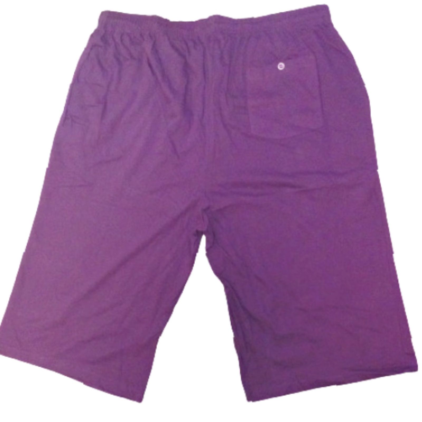 Vintage KingSize Mens Lounge Shorts Maroon 2XLT Big & Tall with 2 Side Pockets Lounge Style Mens 2XLT Maroon KingSize Size US 39 - 2 Thumbnail