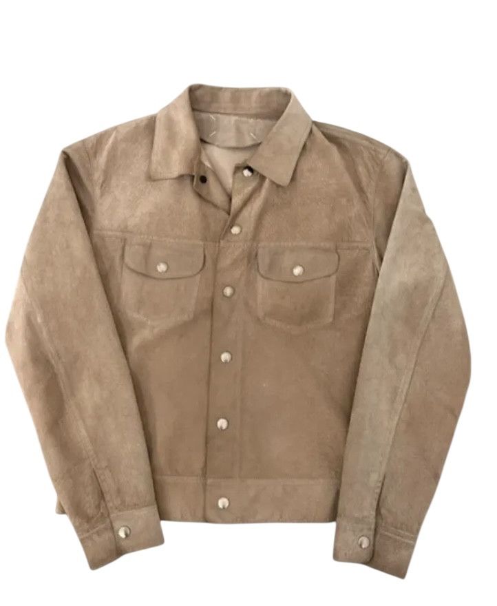 Maison Margiela 5 Zip Suede Leather Jacket | Grailed