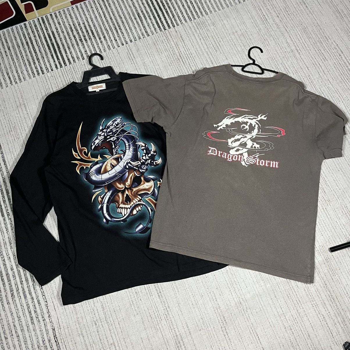 Japanese Brand × Vintage Vintage JapaneseBrand Crosskeys Sukajan tshirt Size US L / EU 52-54 / 3 - 5 Thumbnail