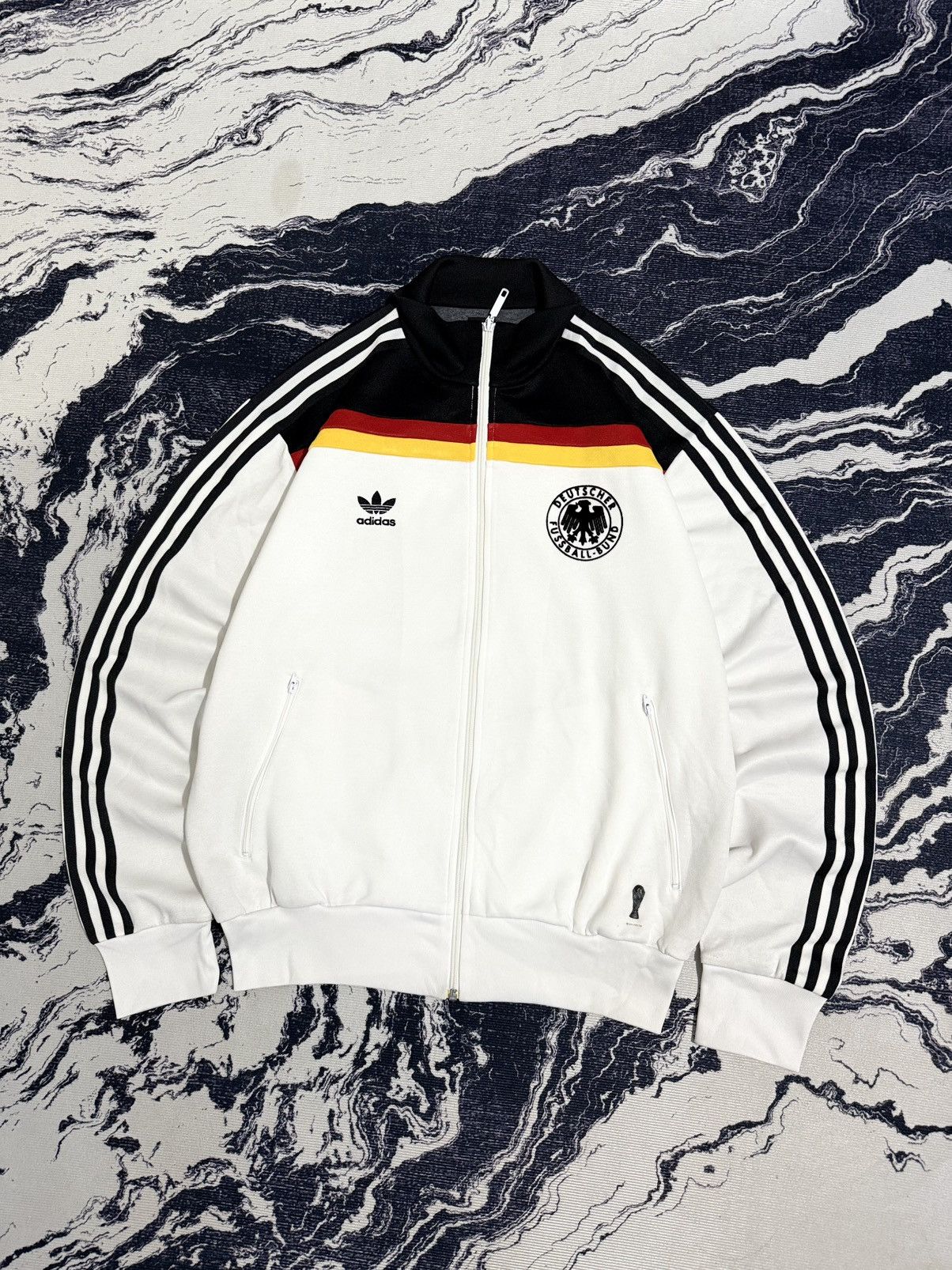 Vintage Vintage adidas germany world cup track top Size US L / EU 52-54 / 3 - 6 Thumbnail