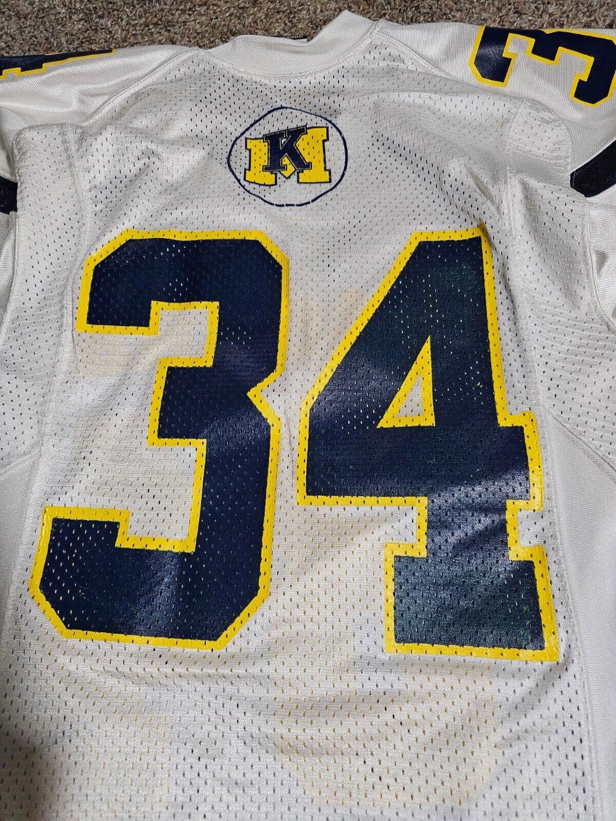 Nike Nike Team White football jersey Small Lasers #34 Size ONE SIZE - 9 Thumbnail