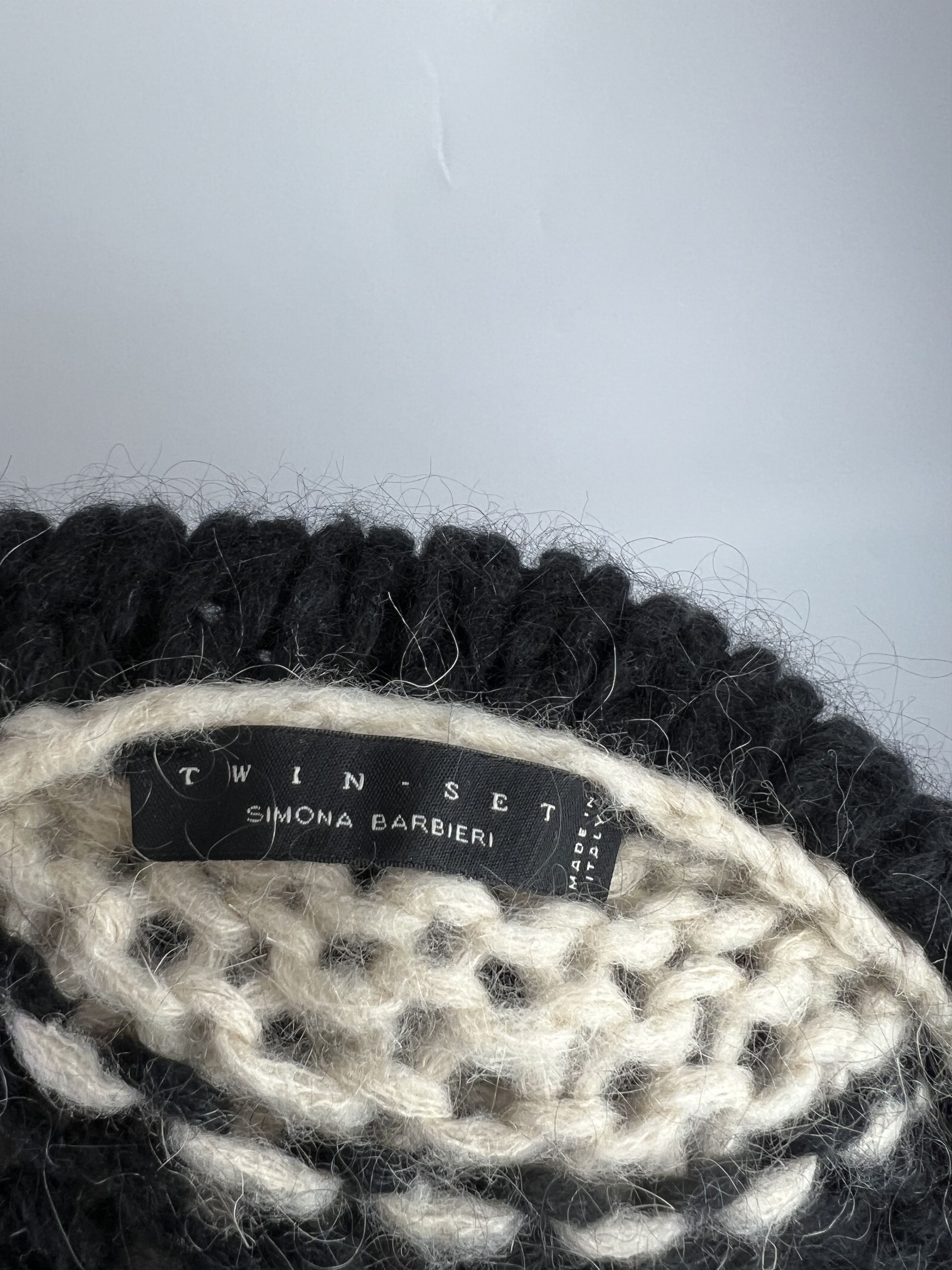 TWINSET Twin-Set Simona Barbieri Mohair Knitted Sweater Size XS / US 0-2 / IT 36-38 - 4 Thumbnail