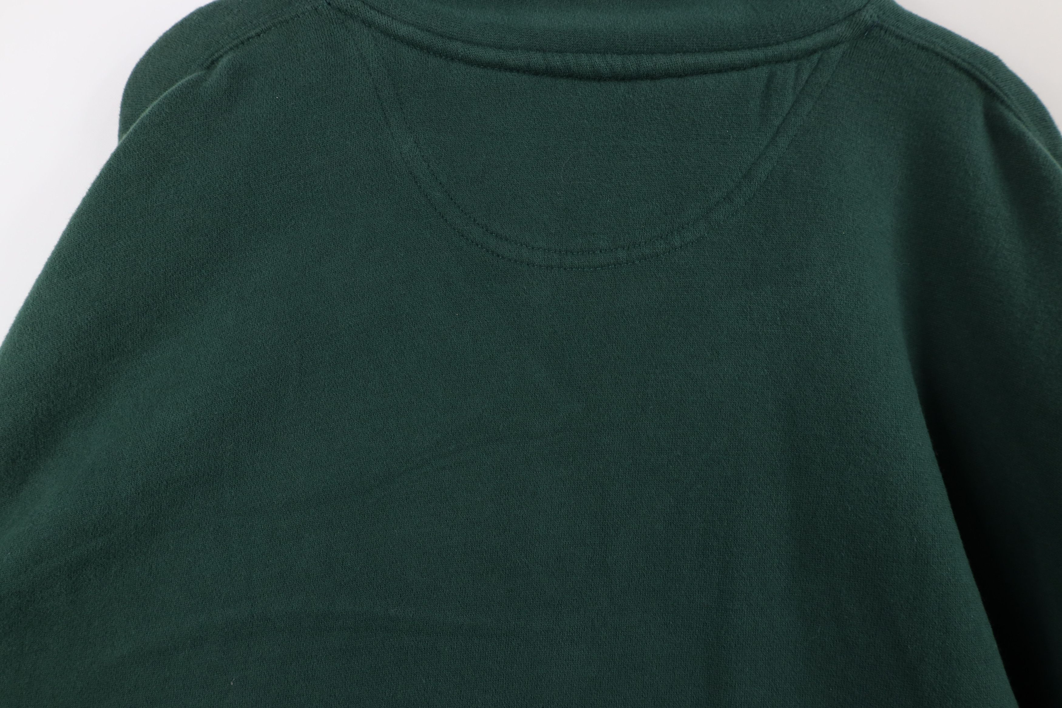 Vintage Vintage 90s Streetwear Block Heavyweight Half Zip Sweatshirt Size US XL / EU 56 / 4 - 10 Thumbnail