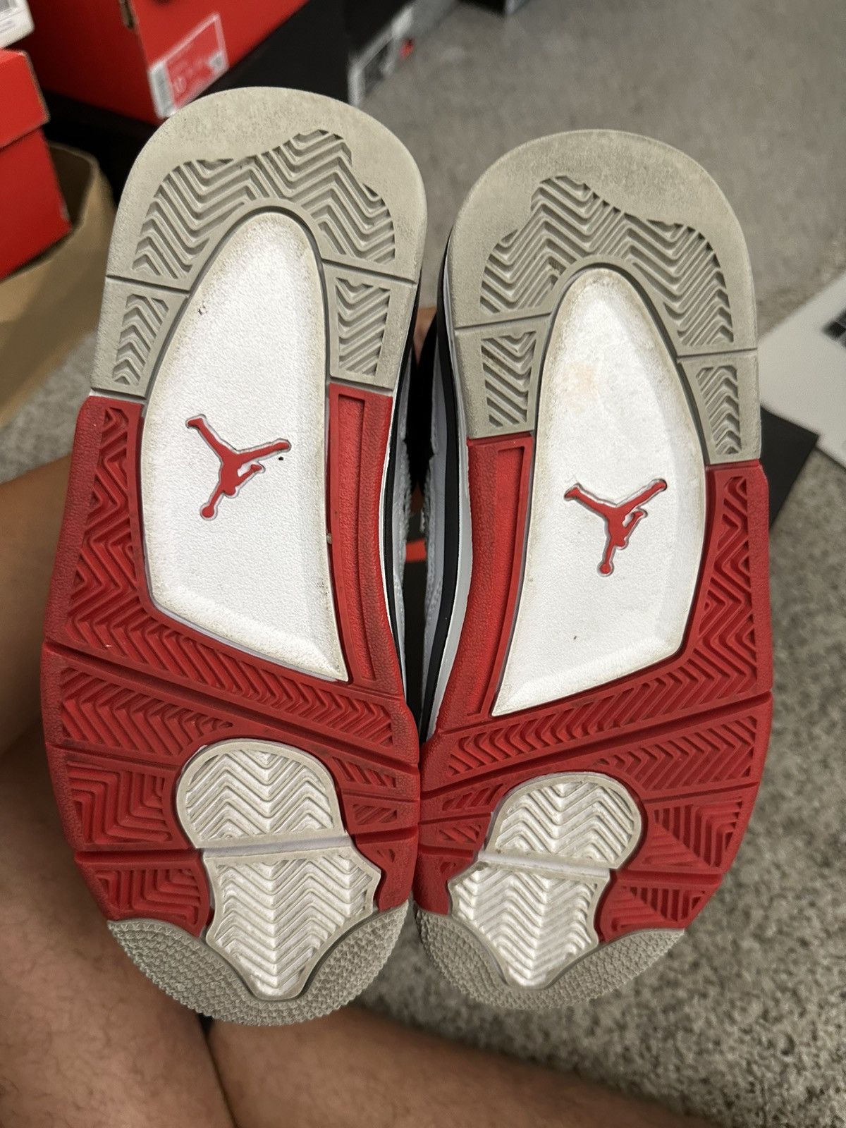 Jordan Brand Air jordan 4 fire red - size 4.5 Size US 5 / EU 37 - 6 Thumbnail
