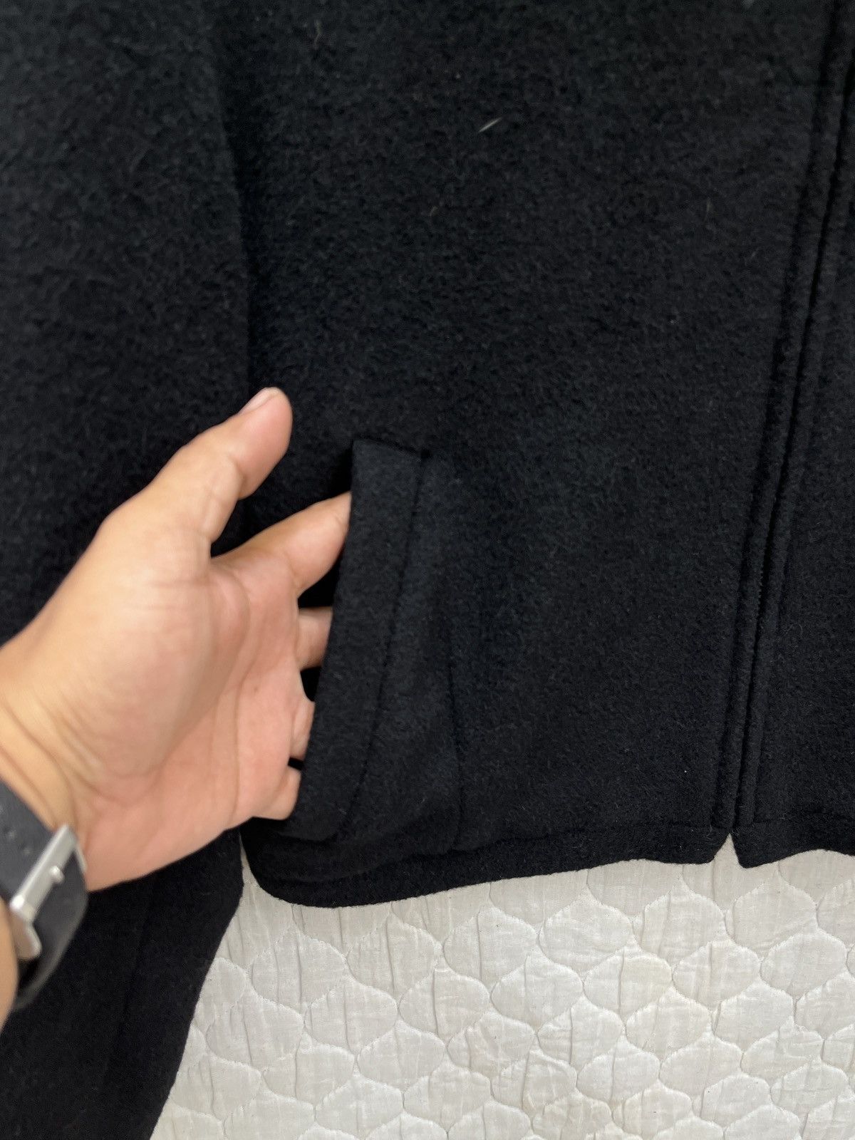Yohji Yamamoto 🔥ARCHIVE🔥VINTAGE WORKSHOP YOHJI YAMAMOTO CROPPED WOOL JACKET Size M / US 6-8 / IT 42-44 - 13 Thumbnail