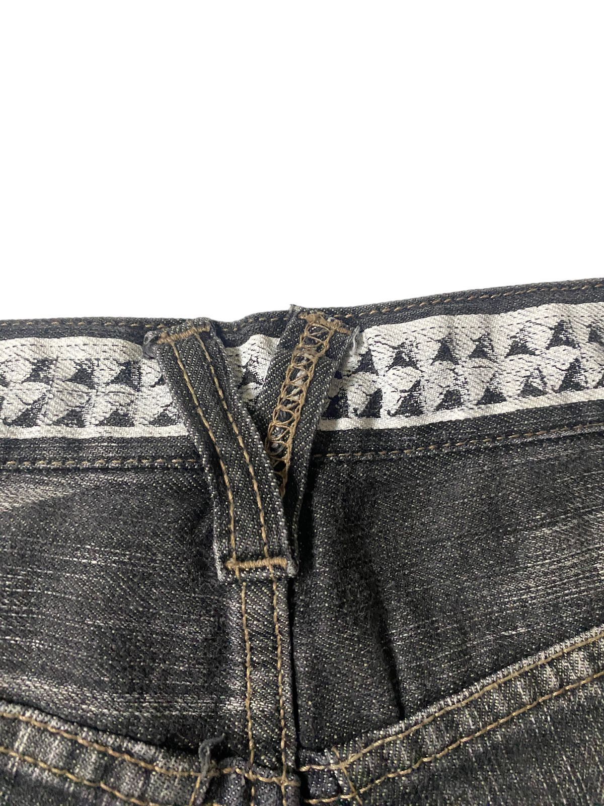 If Six Was Nine × Japanese Brand × Le Grande Bleu (L.G.B.) 2000's PPFM Flared Star Booze Piils Seawash Jeans Size US 29 - 6 Thumbnail