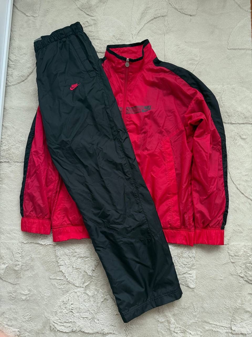 Nike Vintage Rare 90s Nylon Retro Track Suit Nike Size US L / EU 52-54 / 3 - 1 Thumbnail