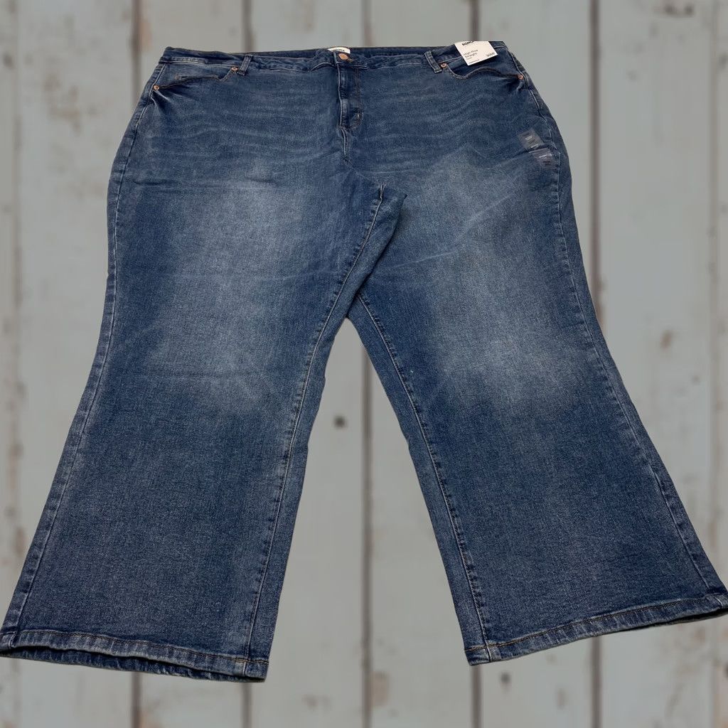 Vintage NWT Sonoma Jeans for Women Plus 30W 48x29 Blue Stretch Sonoma Jeans Straight High Rise 5-Pocket Denim Size 30" / US 8 / IT 44 - 1 Thumbnail