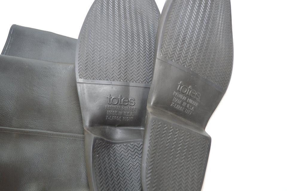 Designer Totes Natural Rubber Black Rain Boots - X-Large Size US 7.5 / IT 37.5 - 4 Thumbnail